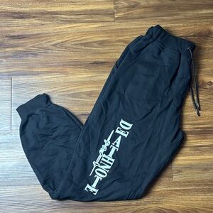 Black Death Note Joggers women’s size: XS
